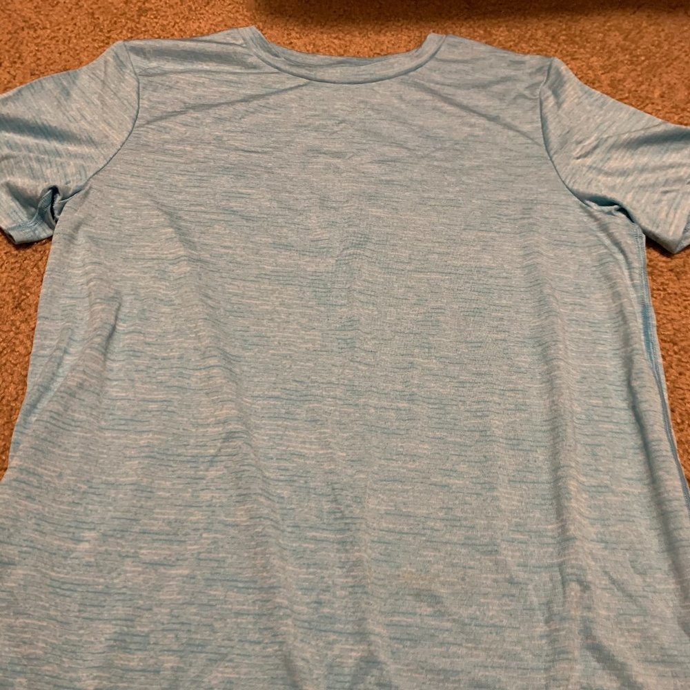 Plain Light Blue Kids T-shirt Size 18